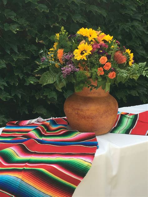 mexican centerpiece ideas|More.